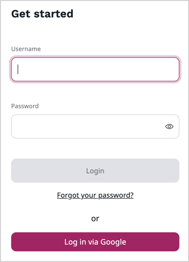 Log in to the back office with Google